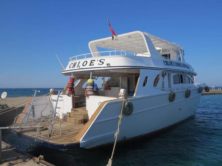 An Image of chloes diving center in hurghada boat in the continental hotel hurghada
