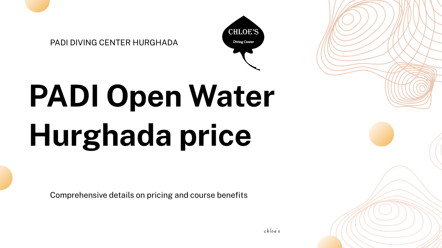PADI open water Hurghada prices